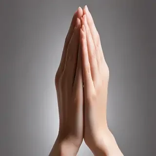 prayer hands transparent background