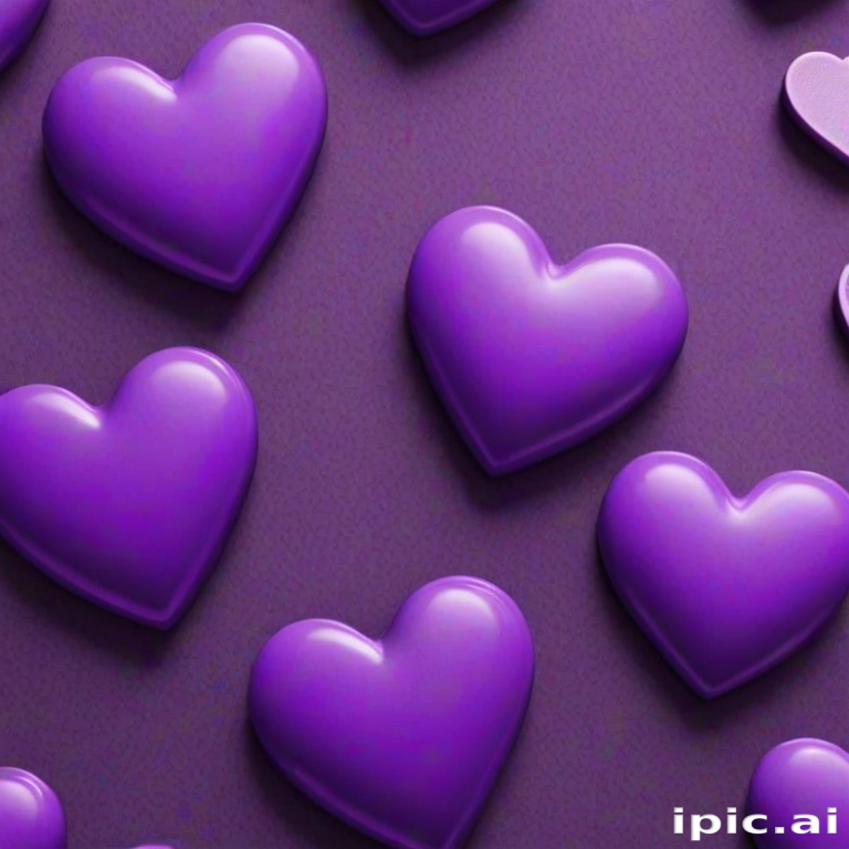 purple hearts wallpaper