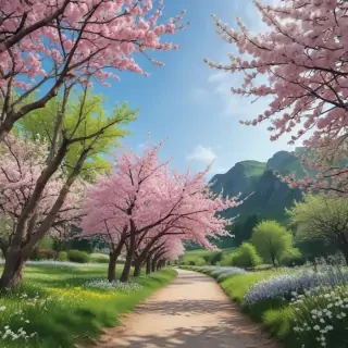 spring desktop wallpaper aesthetic