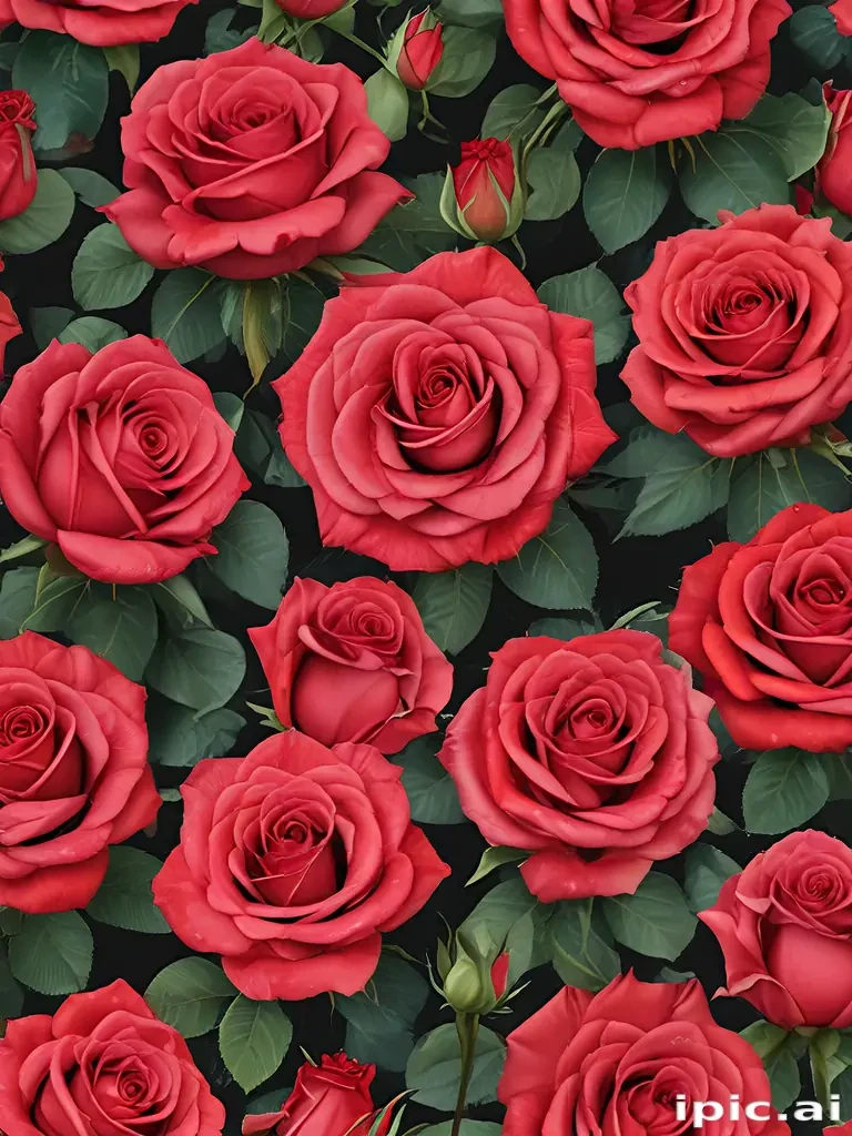 roses background
