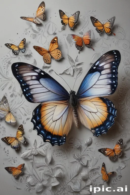 buttefly drawing