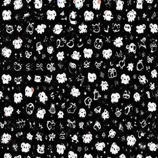 cute backgrounds black