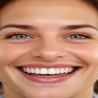 smiling face transparent