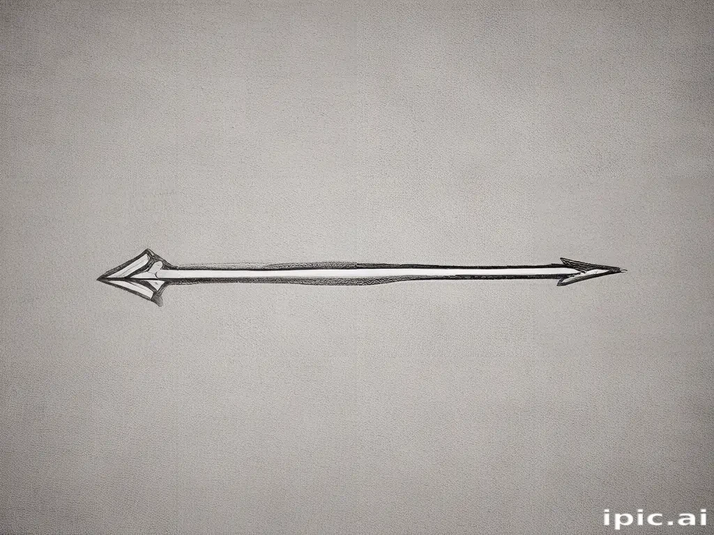 drawn arrow
