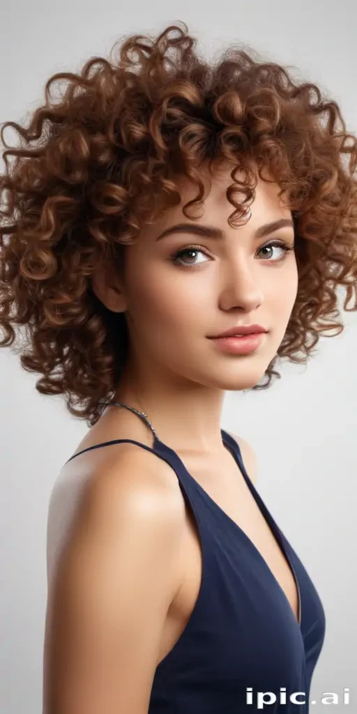 curly hair png