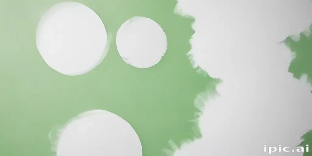 white and green background