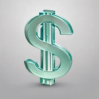 transparent dollar sign