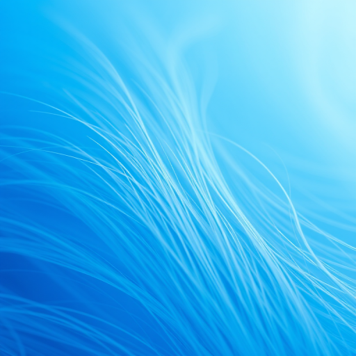 generate a high-resolution abstract image with a soft blue texture, using a DSLR camera with a 50mm lens, aperture set at f/2.8, ISO 100, and a shallow depth of field, capturing a close-up view to enhance the detail and smoothness of the fibers