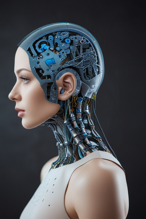 A suggestive 3d picture of artificial intelligence inspiring and