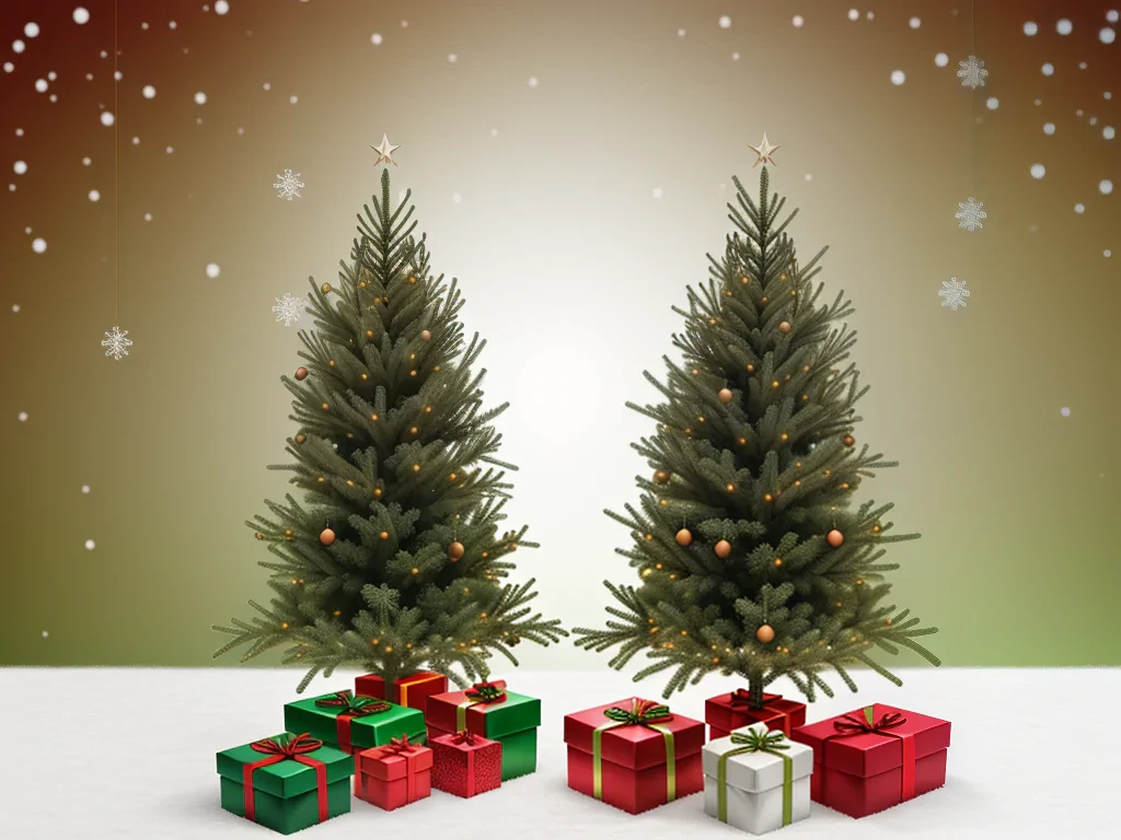 christmas trees transparent background