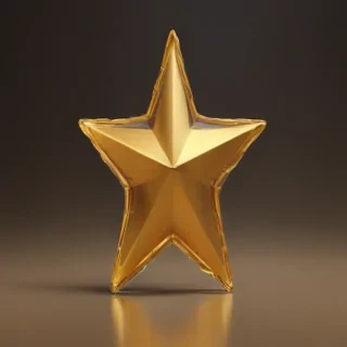 golden star transparent