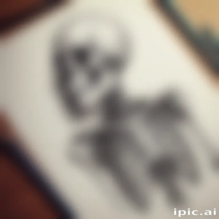 creative skeleton drawing art