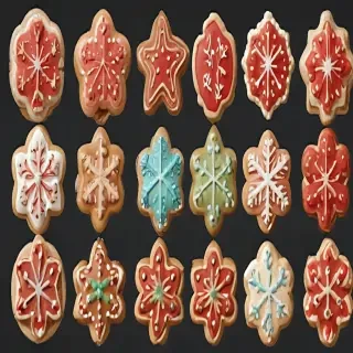 clip art christmas cookies