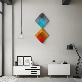 wall art mock up