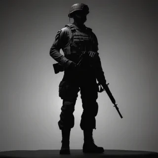 soldier silhouette png