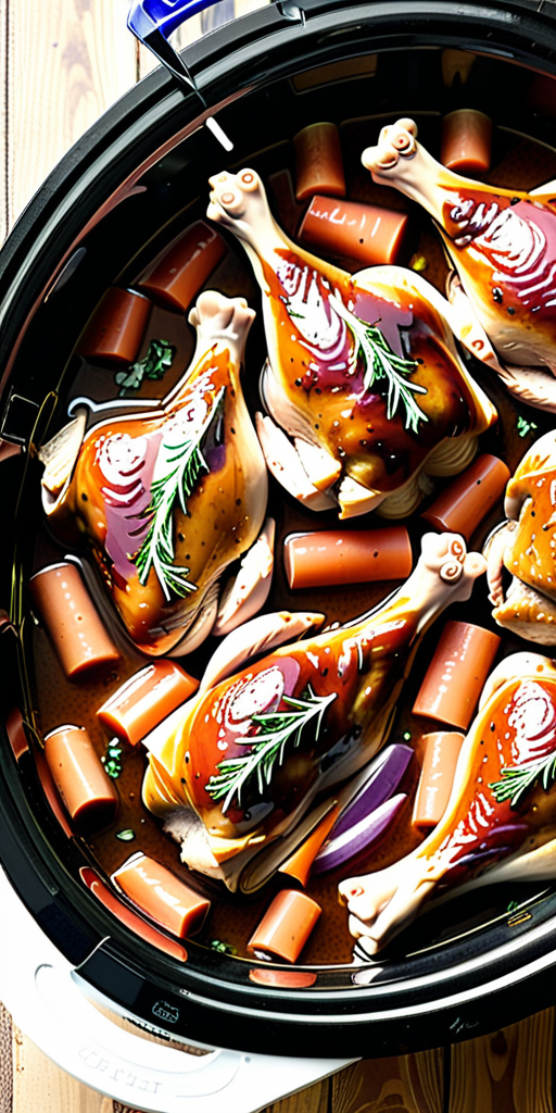 chicken leg quarters crock pot
