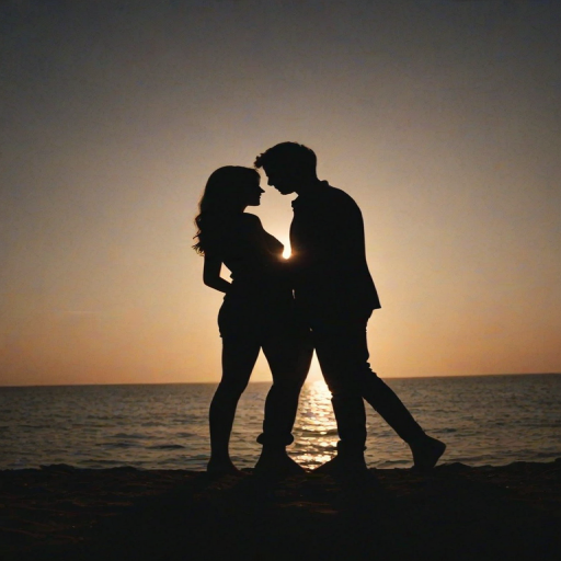 couple silhouette