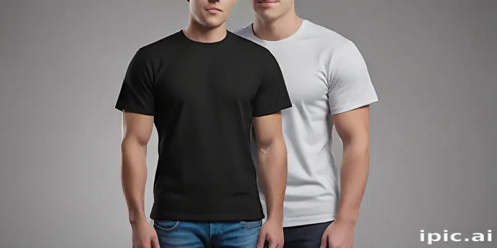 black shirt mockup