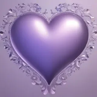 light purple heart wallpaper
