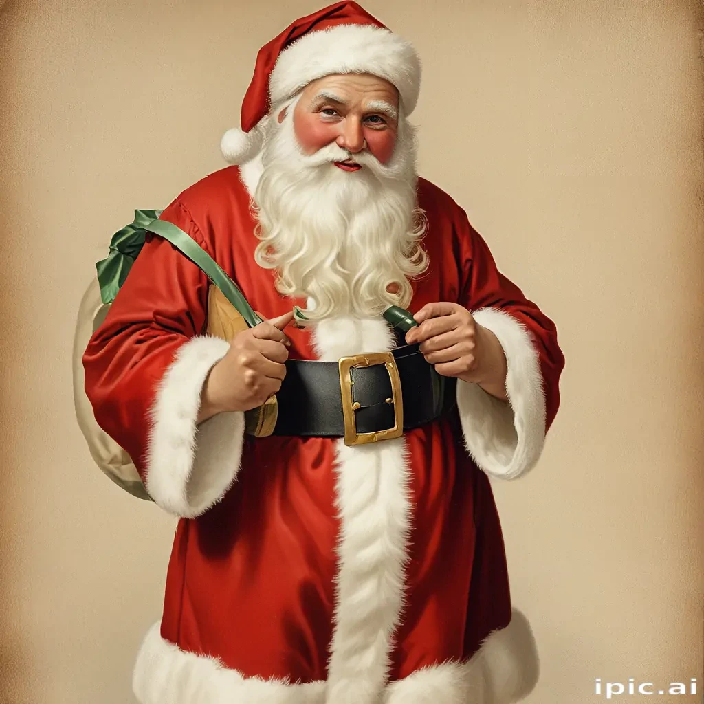 vintage santa images free