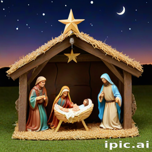 free christmas nativity scene
