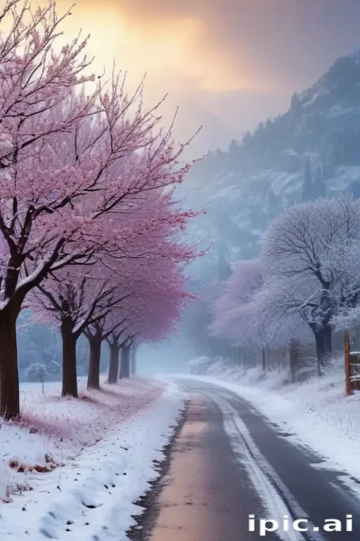snowing iphone wallpaper