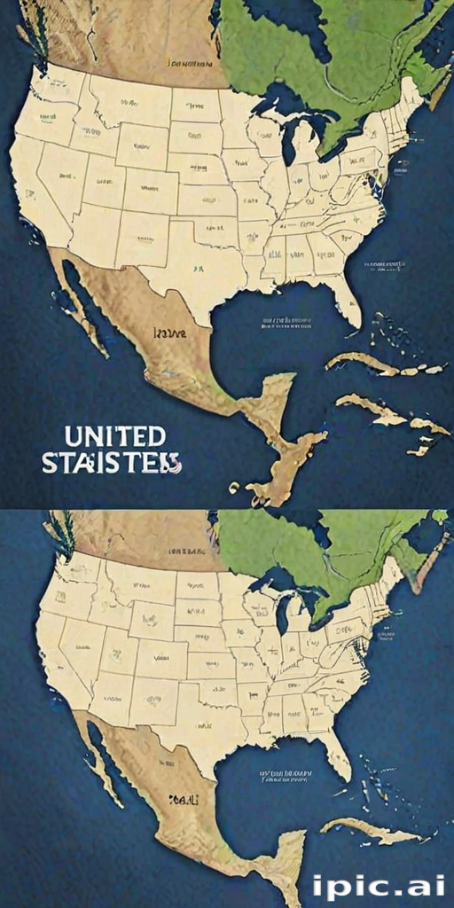 united states map