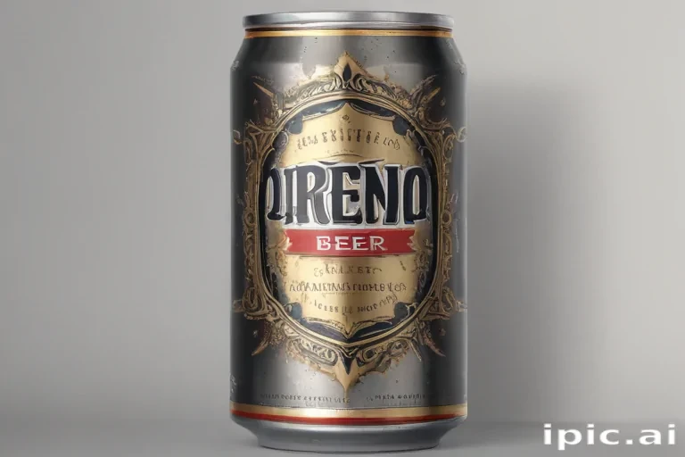 beer can mockup
