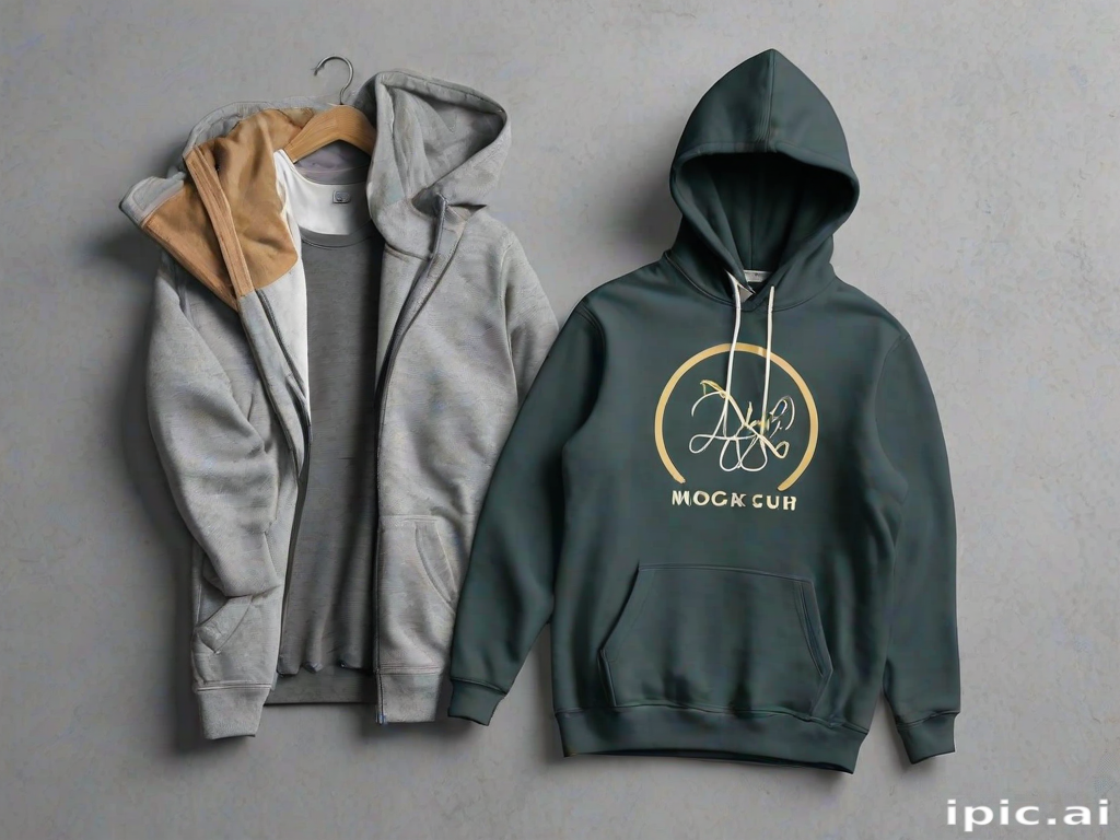hooded sweatshirt mockup
