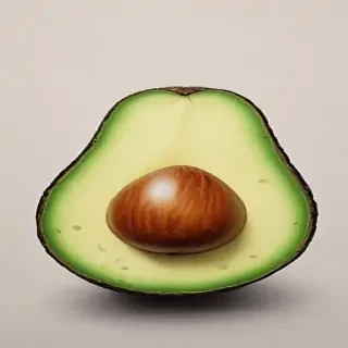 avocado drawing