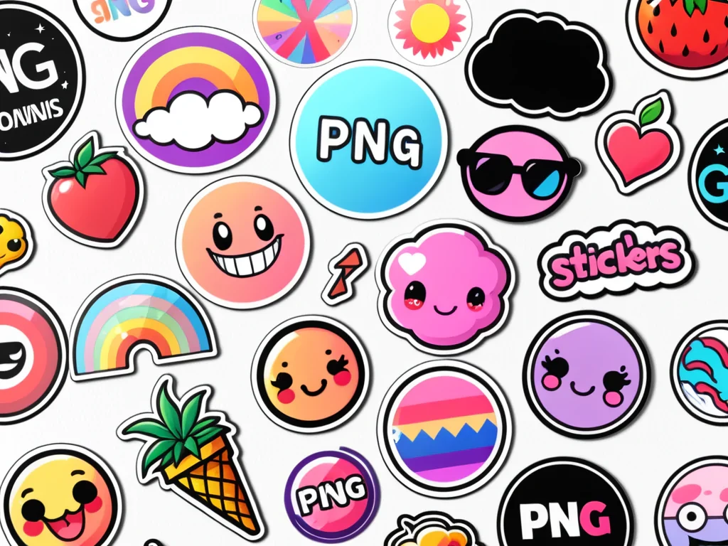 stickers png aesthetic