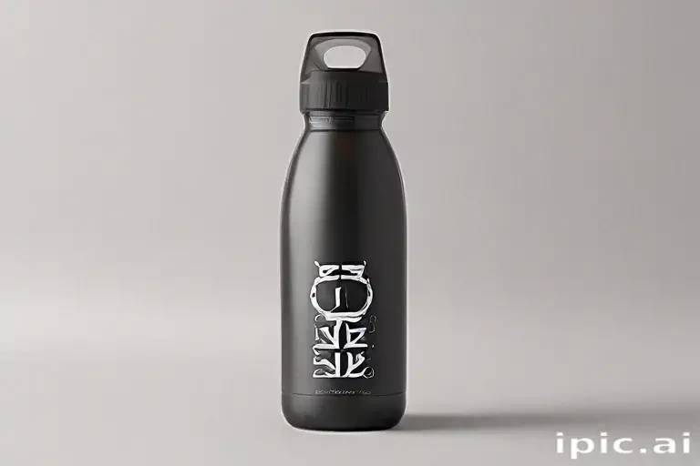 water bottle mockup