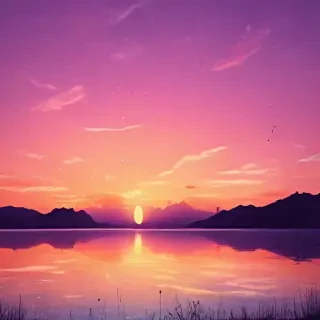 cute sunset wallpaper