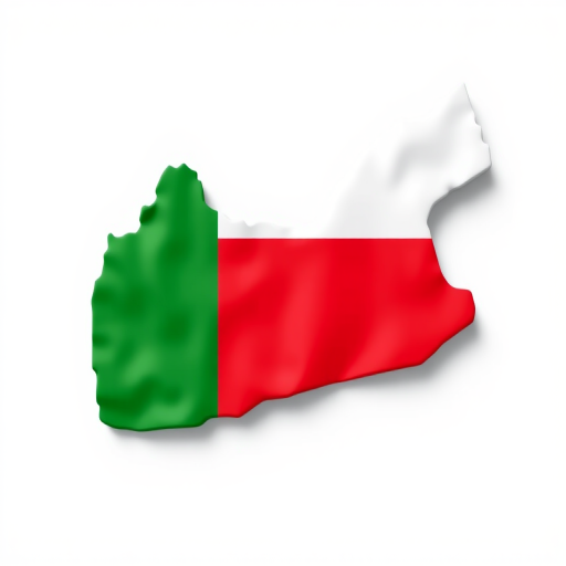 Create a high-resolution image of the map of Oman featuring its national flag colors, shot with a DSLR camera at f/8 aperture, 50mm lens, ISO 100, in a bright studio lighting setup to enhance clarity and contrast.