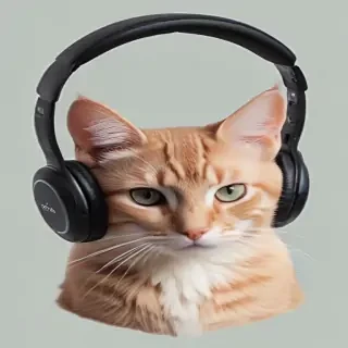 cat headphones png