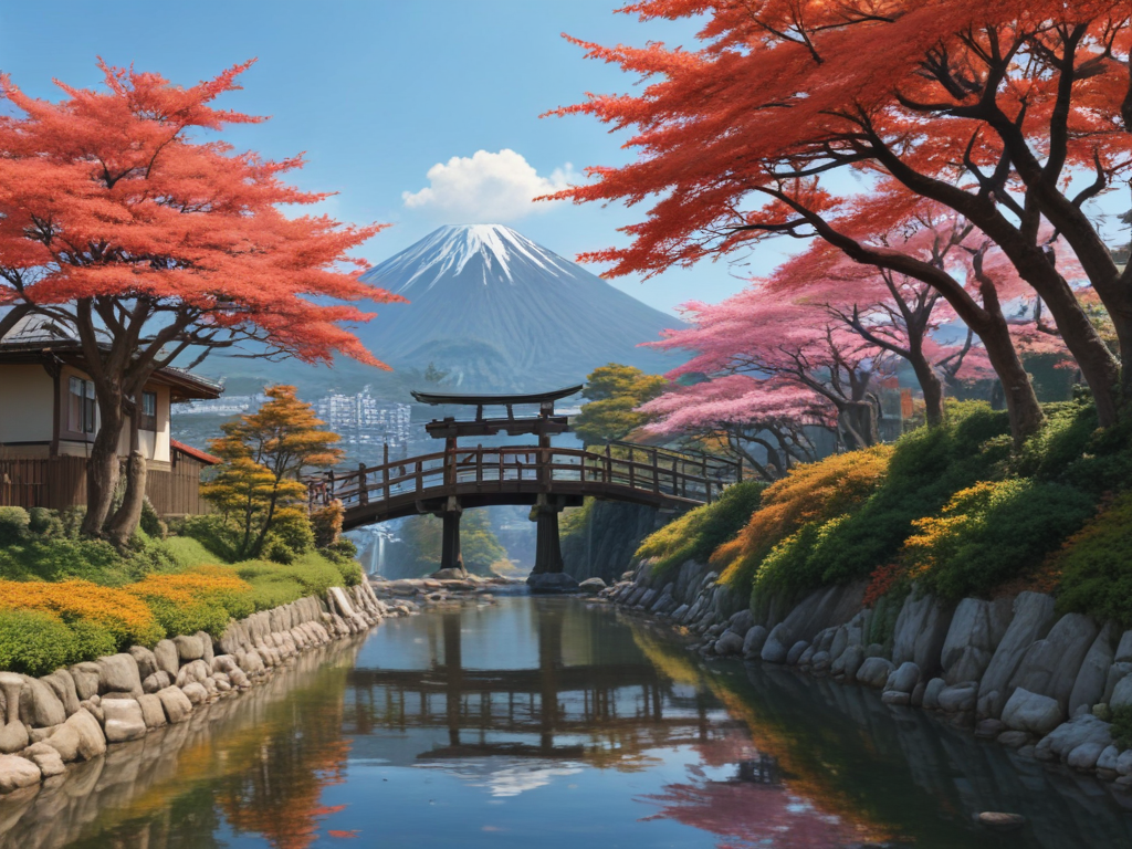 Japanese Anime style Scenery Japanese Anime style Scenery