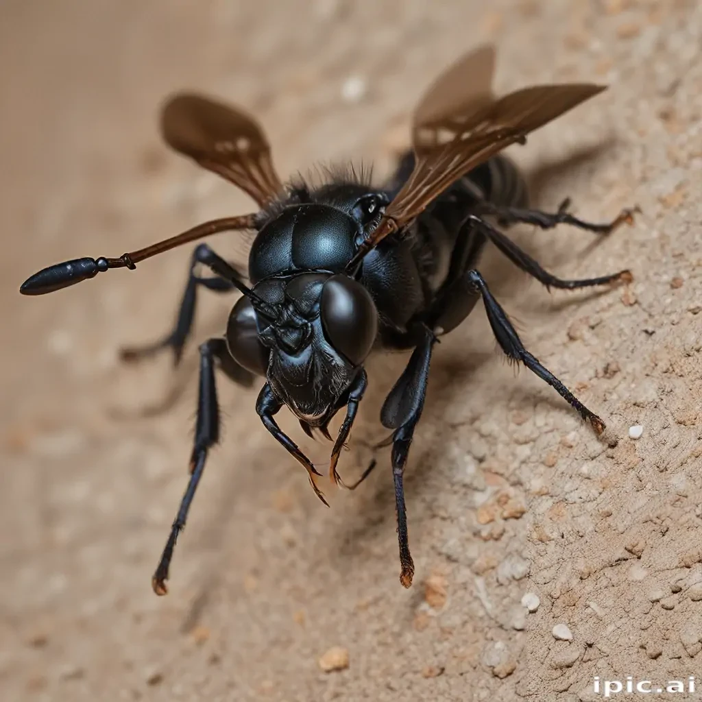 black wasp