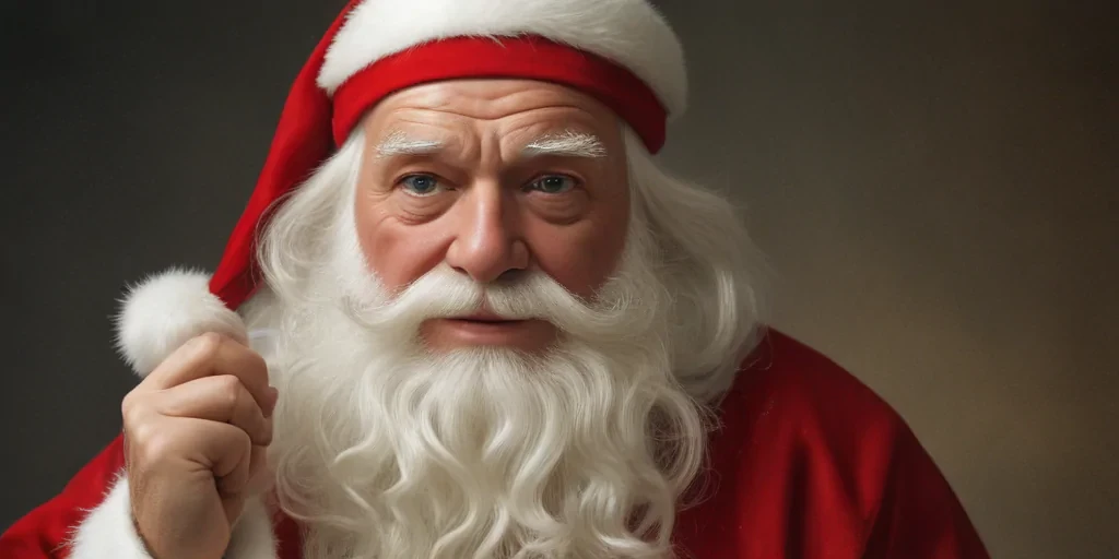 images of vintage santa