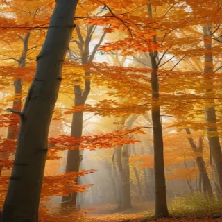 fall leaves aesthetic