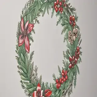 wreath drawing