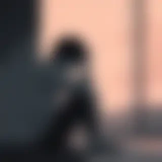 cartoon images of depression