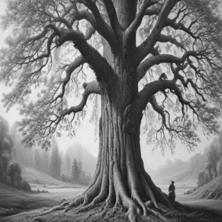 tree drawing images