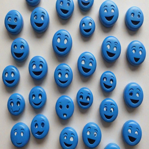 blue emoji