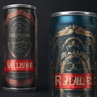 beer can mockup