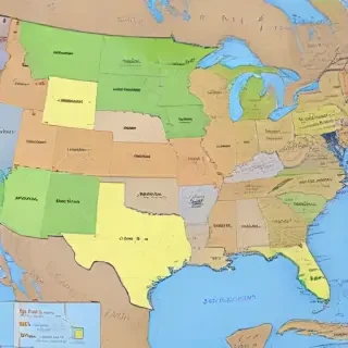 mapa usa