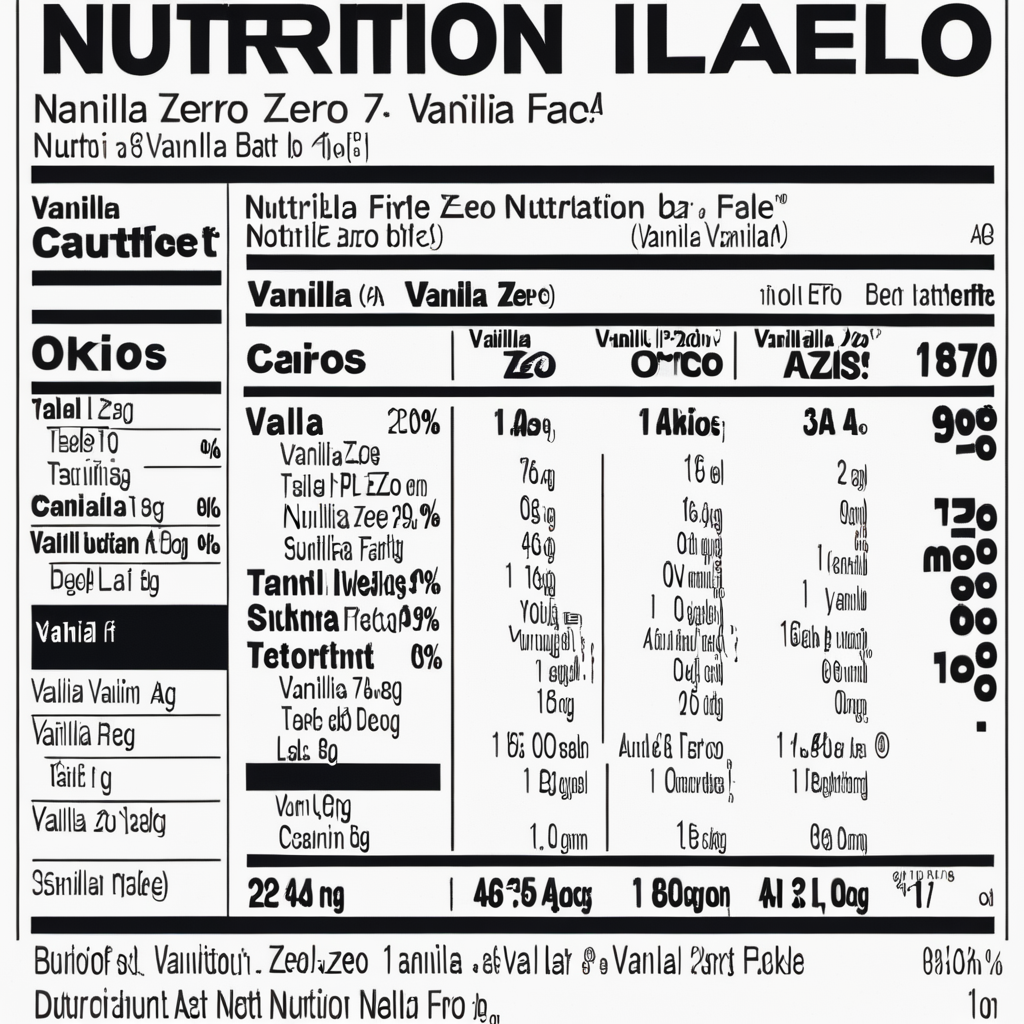 oikos triple zero vanilla nutrition label