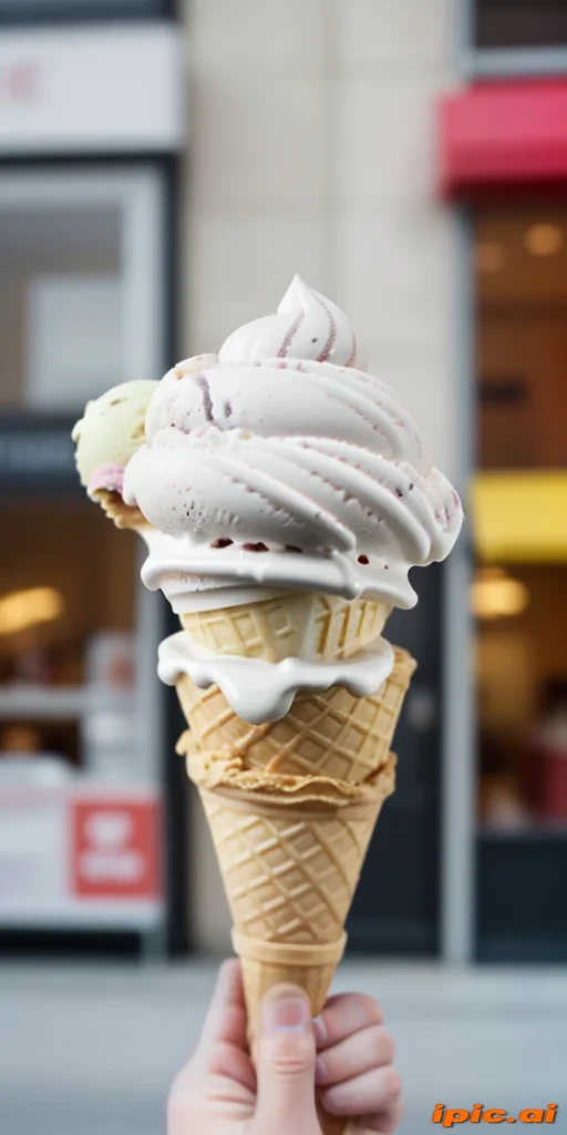 ice cream cone photo