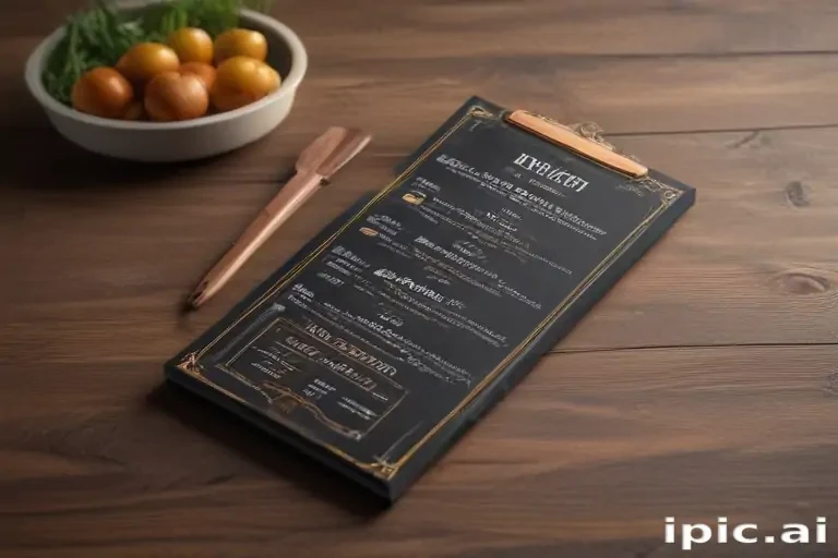 menu mockup free