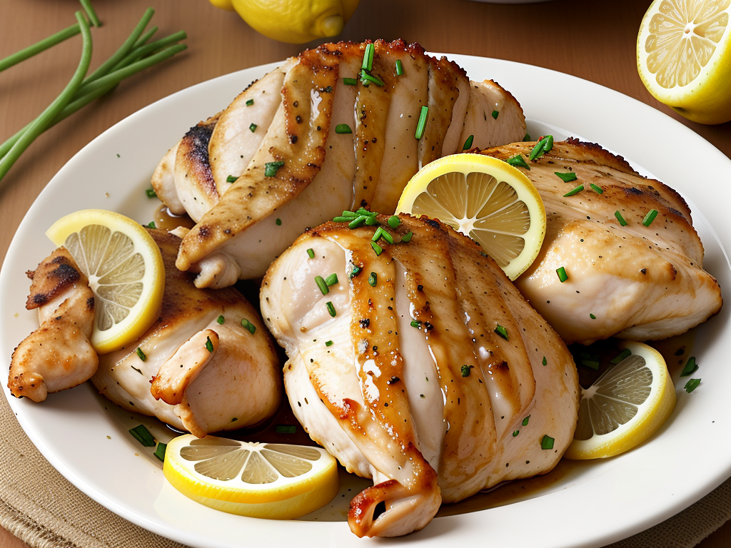 what goes with lemon pepper chicken