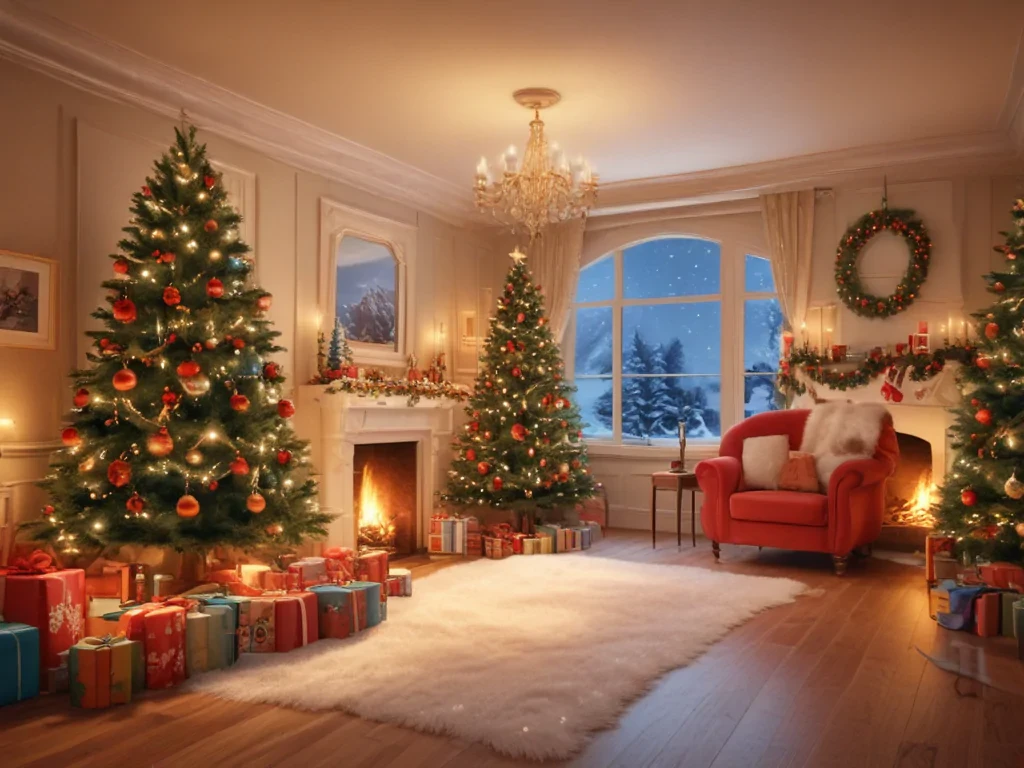 cartoon christmas backgrounds